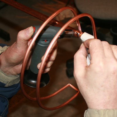 Soldering of the phasing section